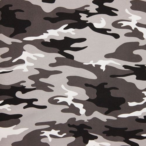 Tricot met camouflage print