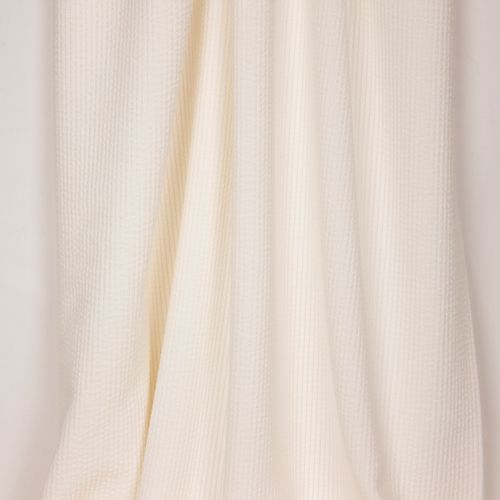 Witte viscose - polyester ribfluweel uit 'B- Trendy'