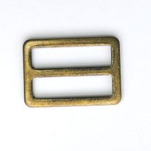 Schuifgesp - brons - 32 mm x 8 mm