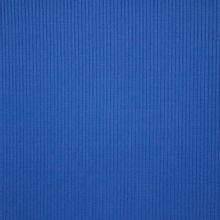 Blauwe geribbelde polyestertricot - Fibre Mood