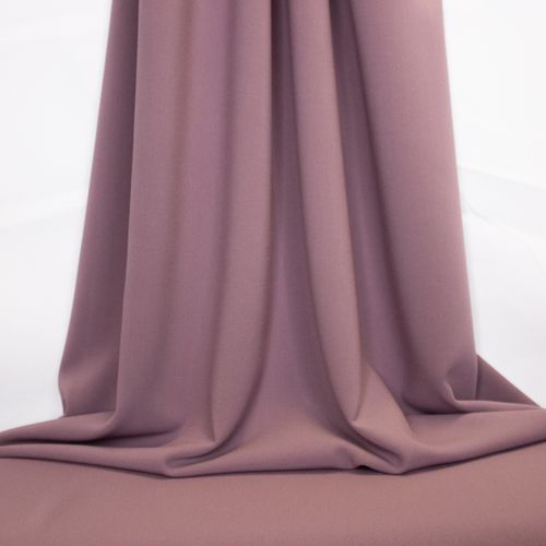 Lila polyester rayon stretch - stoffen van leuven