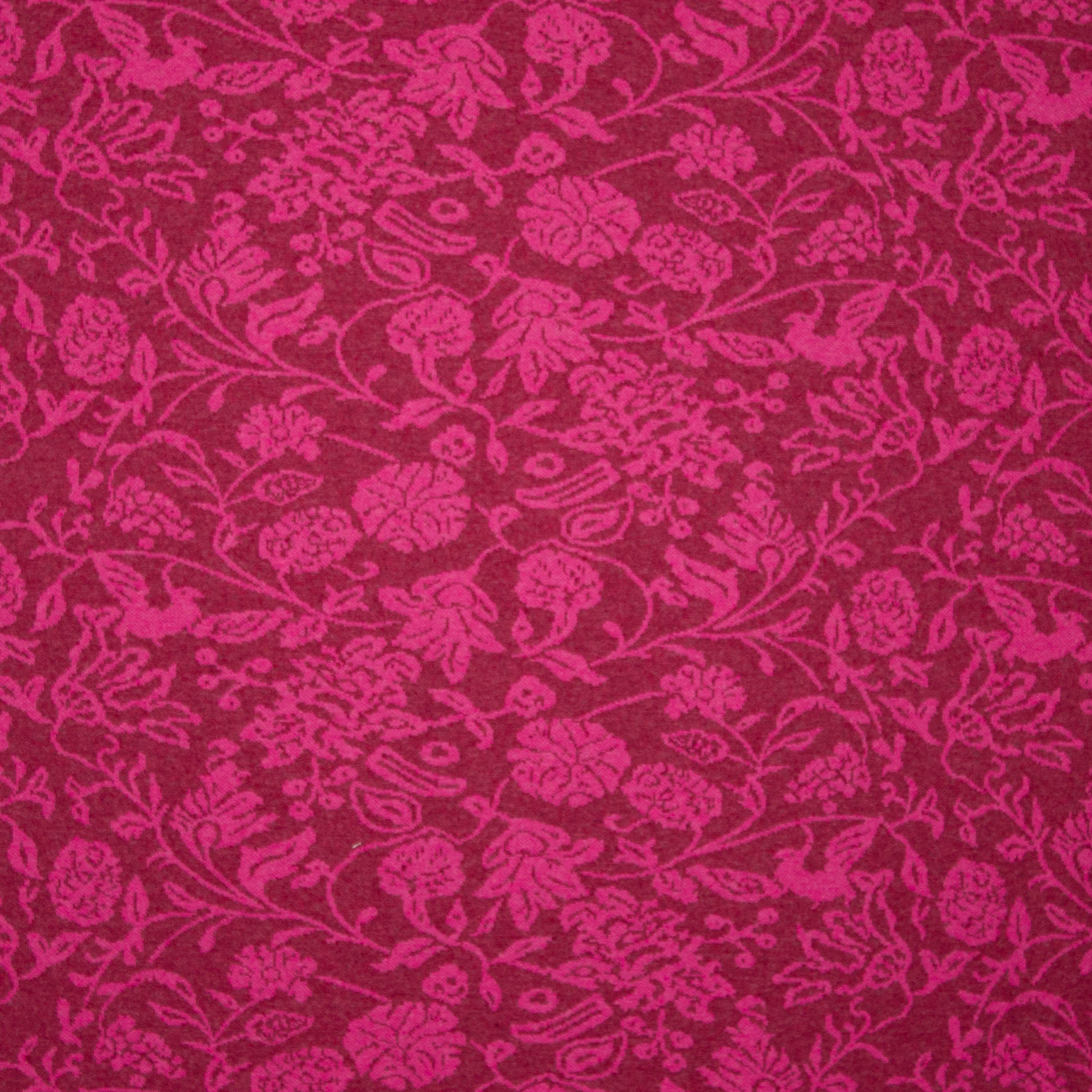 Roze / bordeaux breitje met bloemen