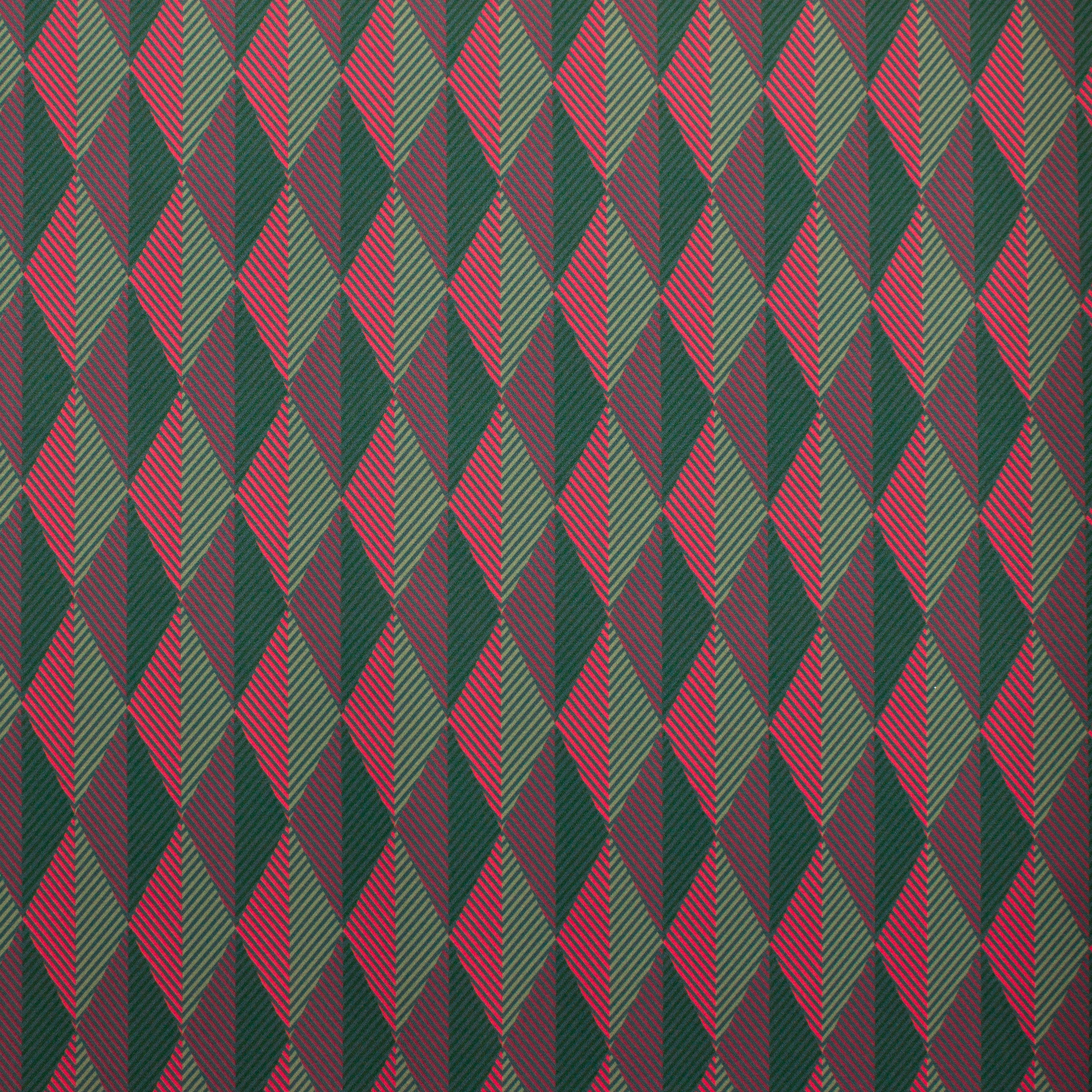 Polyester Tricot met Geometrisch Patroon