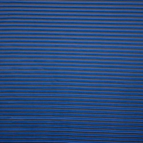 Zwart / blauwe plissé polyester van 'La Maison Victor'