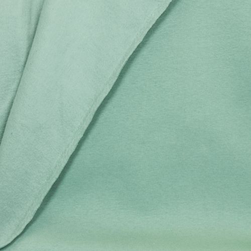 Turquoise Zware Sweater met Gebrushte Achterkant