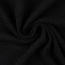 Zwart breitje met gebrushte achterkant