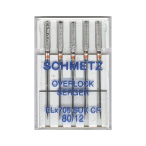 Overlock naalden - 80/12 - 5 stuks - Schmetz
