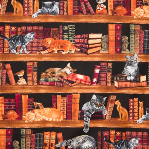 Boeken en katten katoen