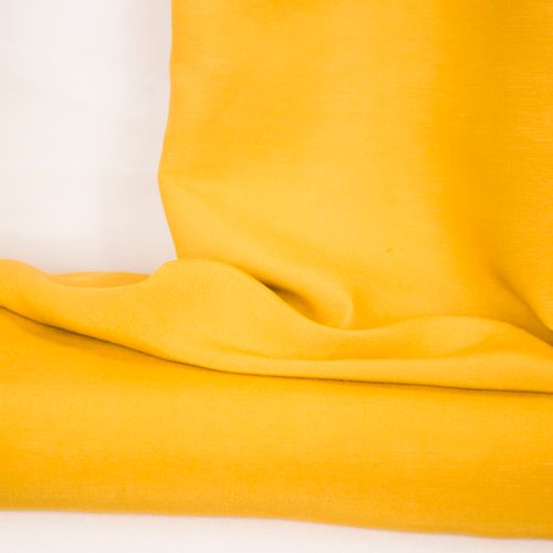 Oker/gele viscose linnen van Fibre Mood