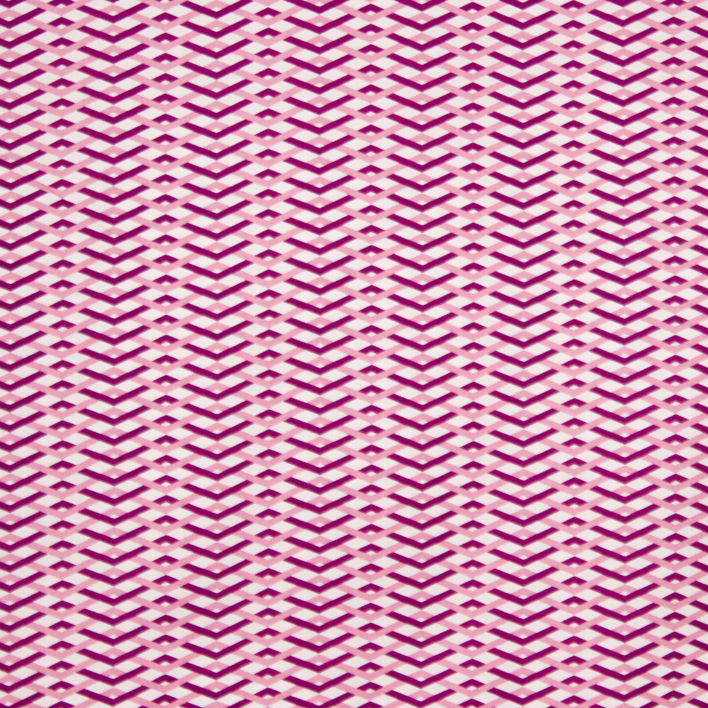 Witte katoen met roze strepen