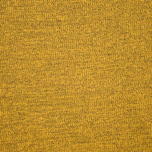 Gele gebreide stof uit katoen / polyestermengeling 'B- Trendy'