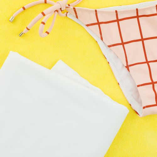 Bathing suit lining white polyester tricot van See You At Six