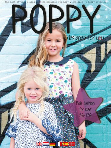 Magazine van Poppy met patronen.