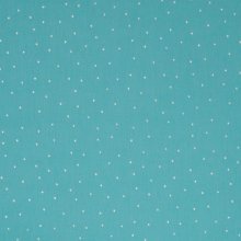 Biologische katoen in munt met zilveren stipjes