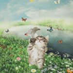 Tricot met dierenprint