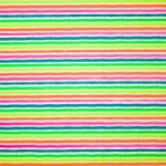 witte tricot met strepen in neon