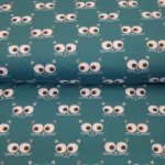 tricot met poesjes blauw