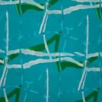polyester in turquoise en groene tinten