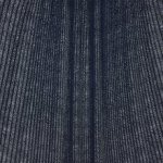 Plissé donkerblauw / wit