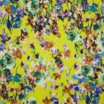 Italiaanse tricot met bloemen