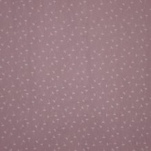 Tetra katoen roze met pluisjesmotief