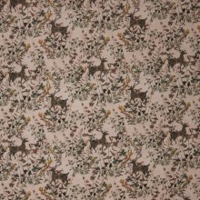 Bedrukte viscose met hertjes