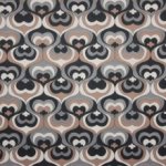 polyestertricot met grote abstracte motieven