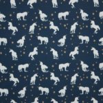 sweater jeansblauw Unicorn