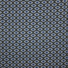 tricot blauw geometrische motiefjes