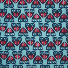 french terry Woodlands hearts Woo Hoo Owls