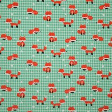 tricot met vosjesmotief