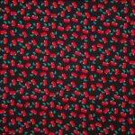 fijne katoen met kersenmotief