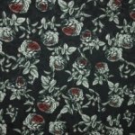 Jacquard met bloemenmotief