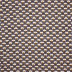 Tricot geometrisch motief oker
