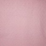 Broderiekant roze met hartjes