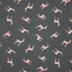 tricot met geometrische hertjes