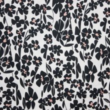 fijne katoen met bloemmotief