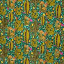 Bloesjesstof met cactusmotief