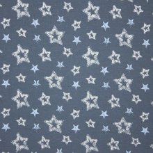 Katoentricot sterren