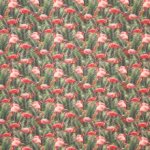 katoentricot roze flamingo's