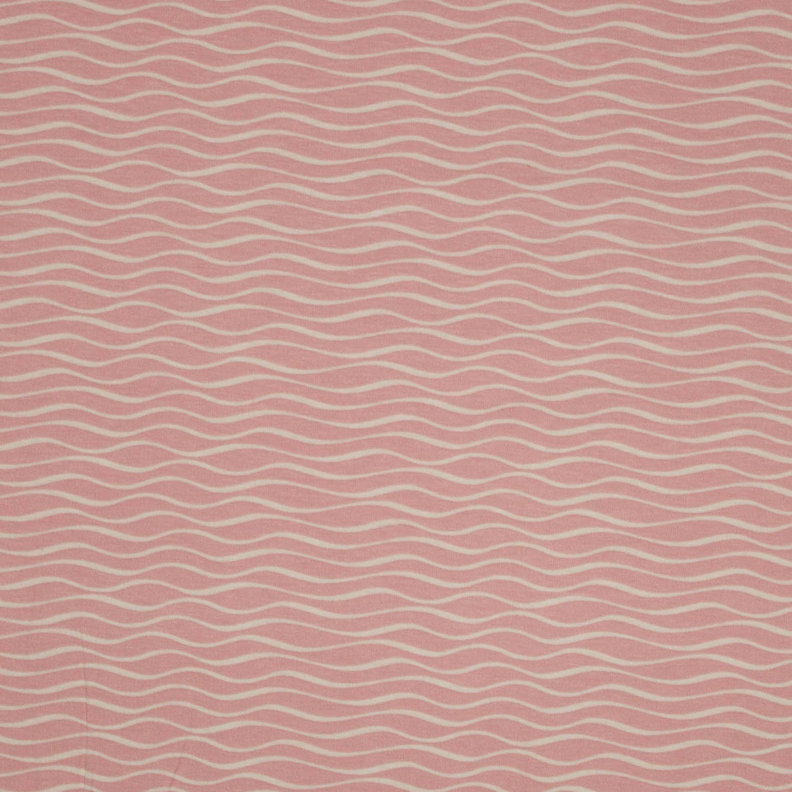 Viscose tricot met golvende lijnen