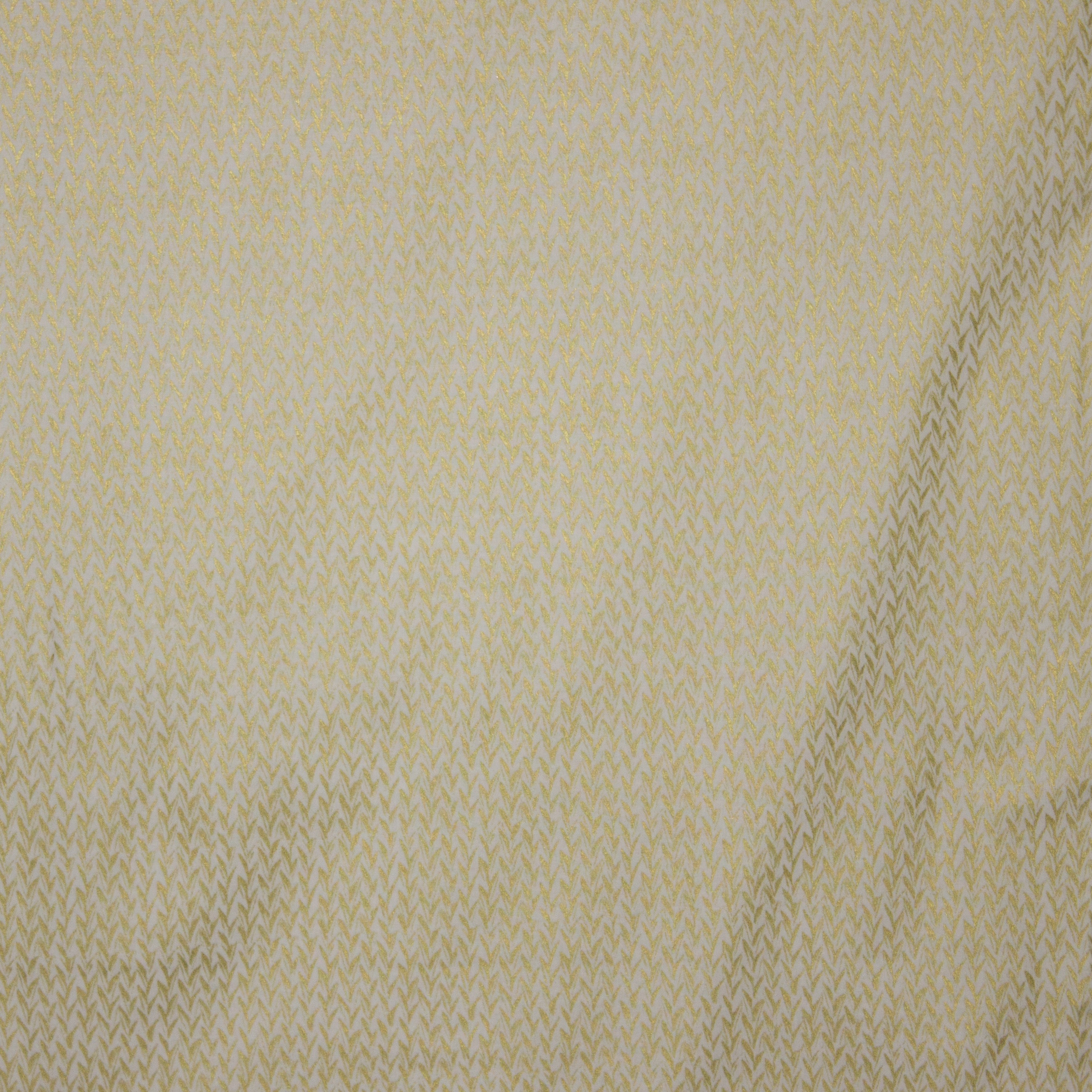 Katoen Zephyr Ivory Knit Weave