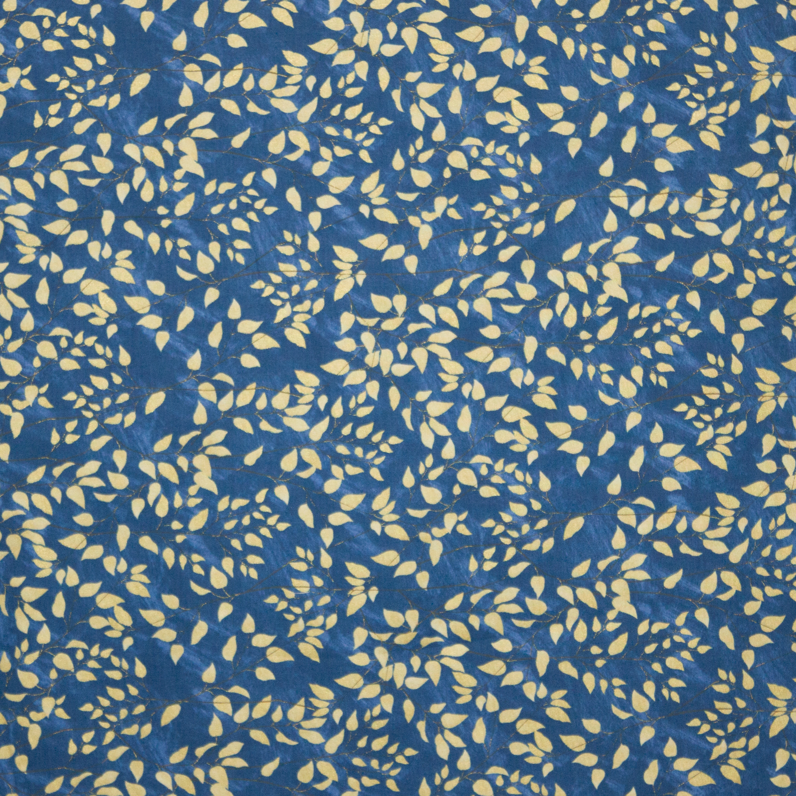 Katoen Janelle Leafy Branches Blue