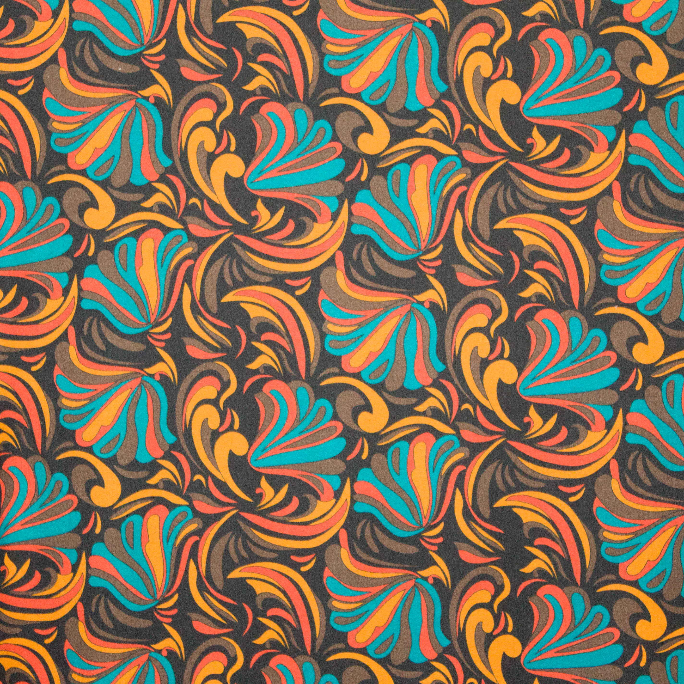 tricot met abstracte bloemen