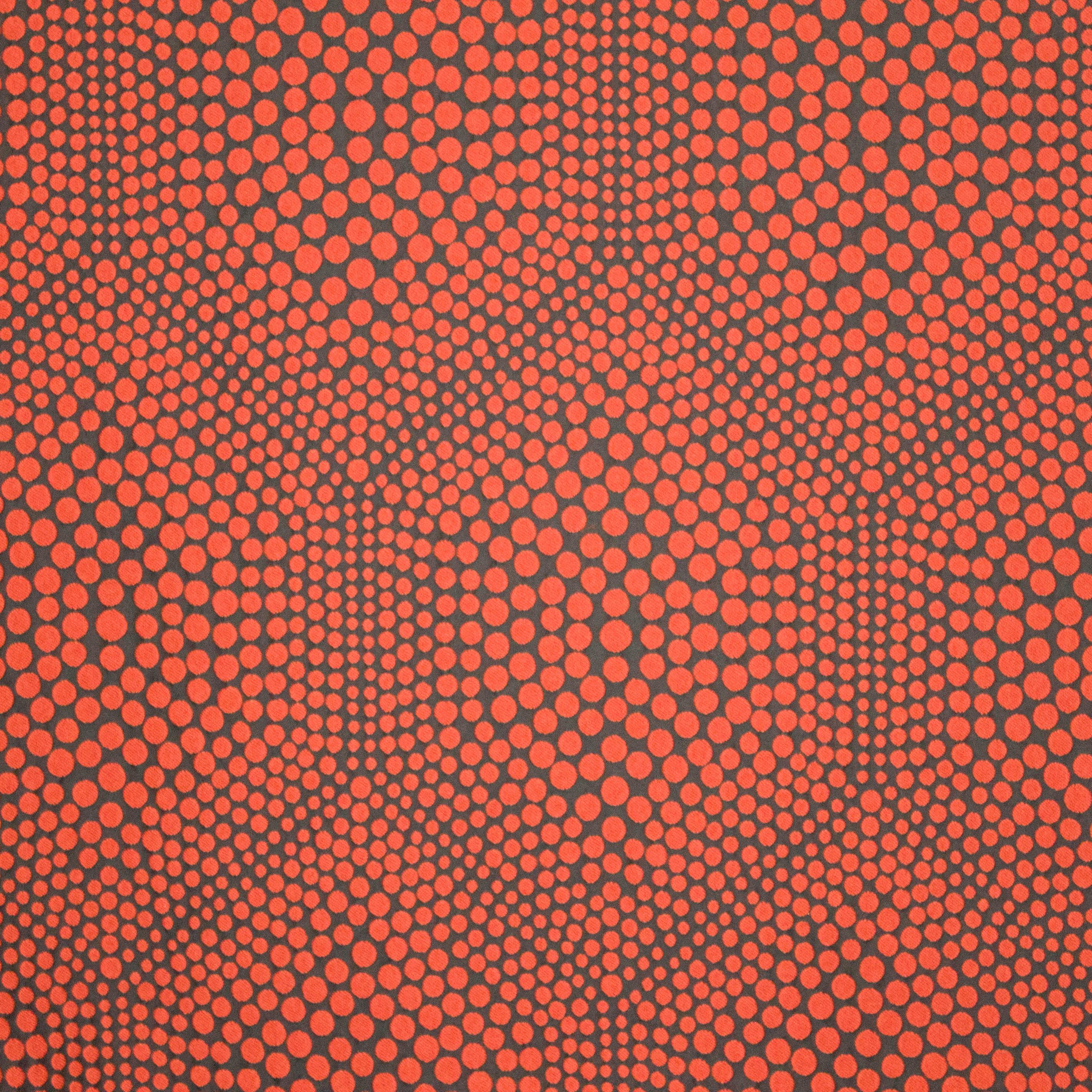 jacquard met ingeweven structuur van bolletjes