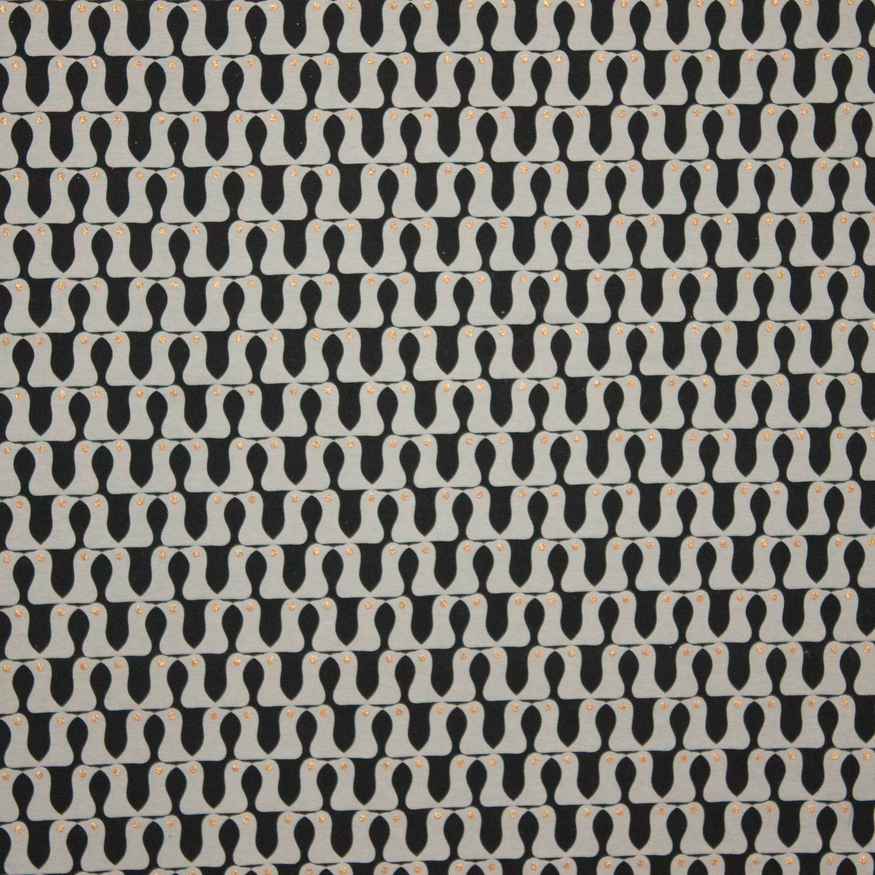 tricot beige vogels