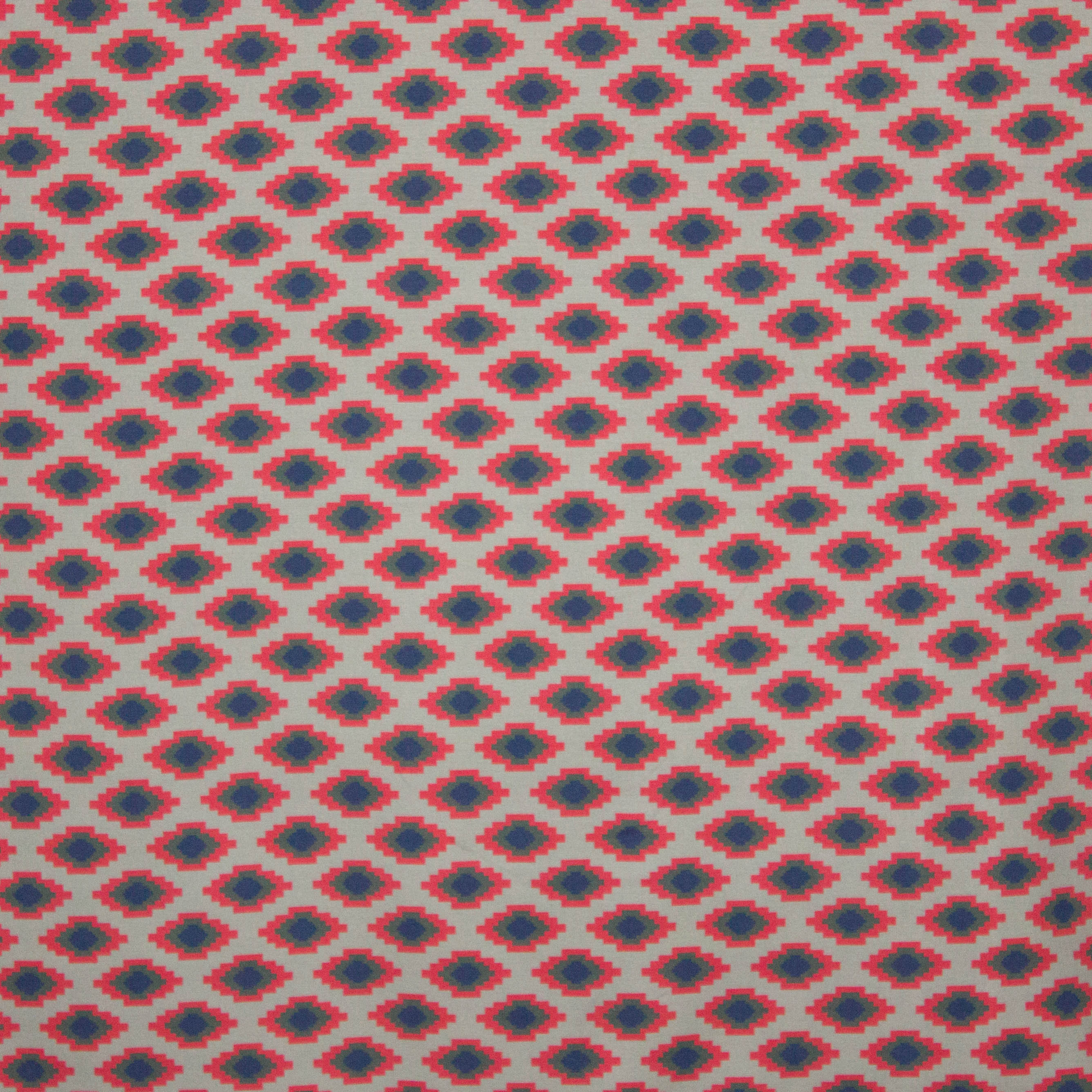 tricot rood geometrische motiefjes