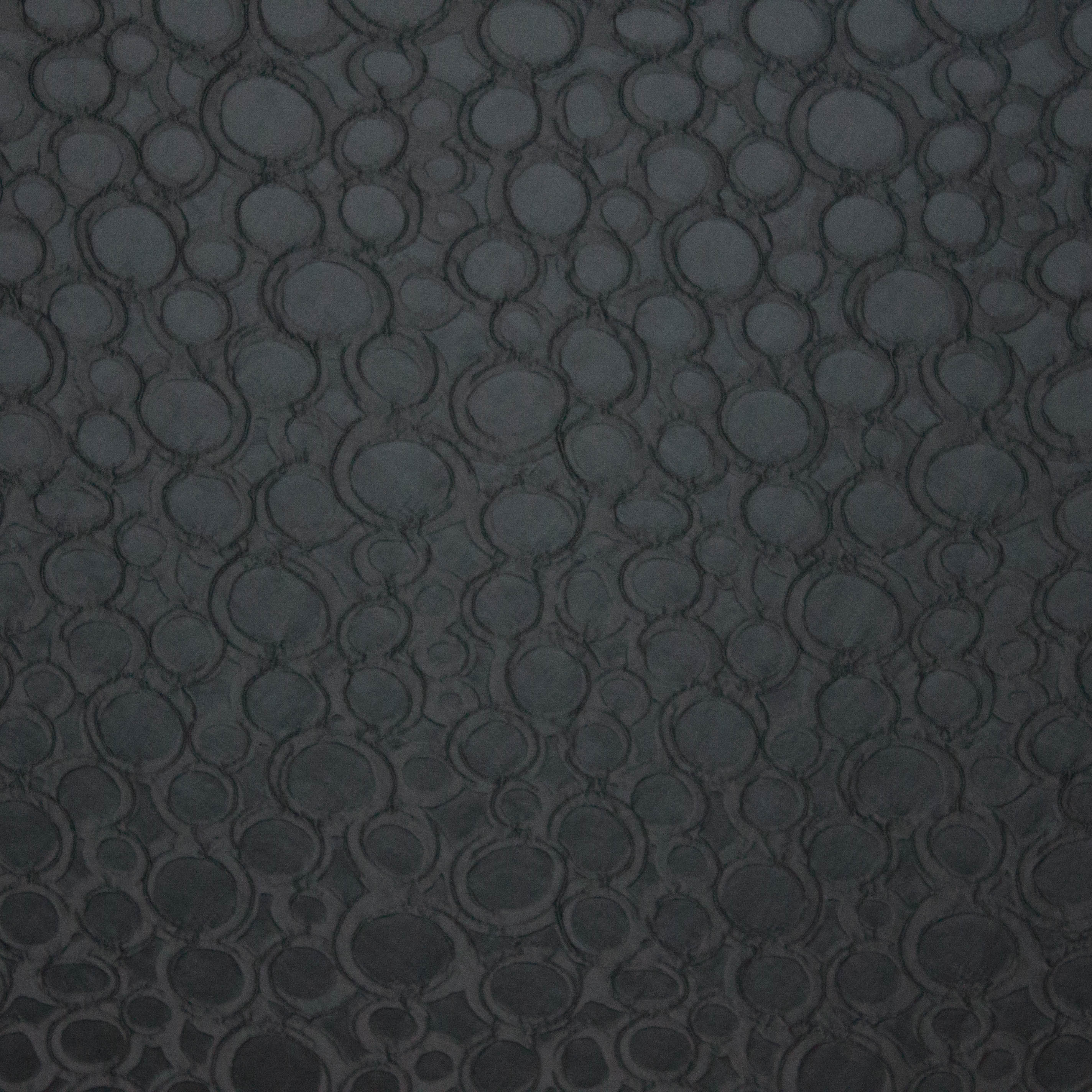 jacquard cirkels zwart