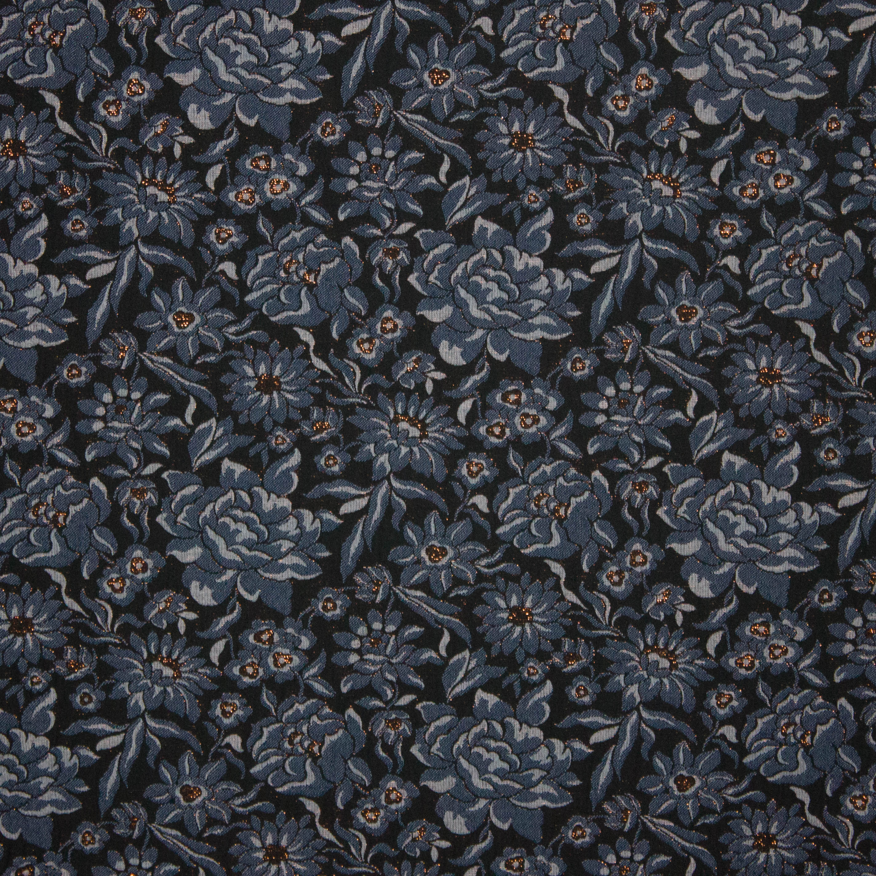 jacquard grijs koper