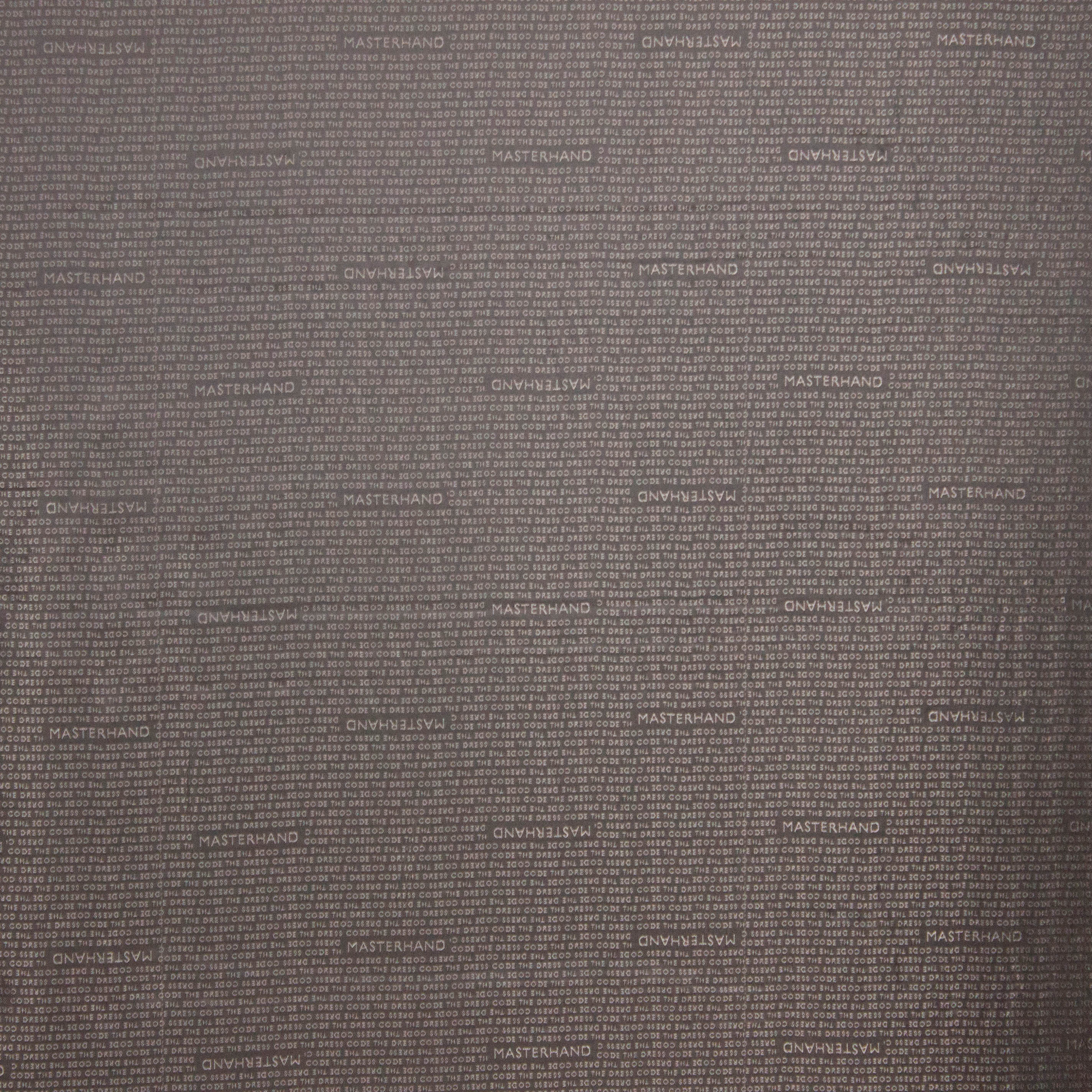 fantasievoering taupe  met tekst 'Masterhand'